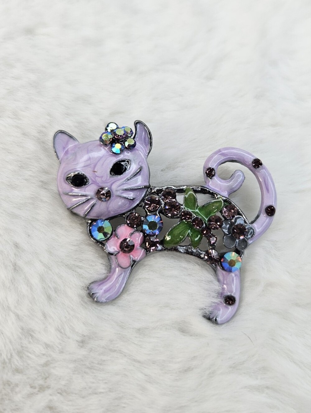Cat Brooch Pin Pendant NWOT